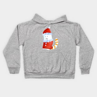 Cat Christmas  , Christmas funny gnomes Cute Merry Christmas Gift Sticker celebration  concept Kids Hoodie